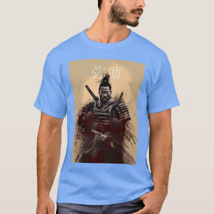 Camiseta Yasuke Samurai Negro em 1579 Japão Feudal Nº 10 em
