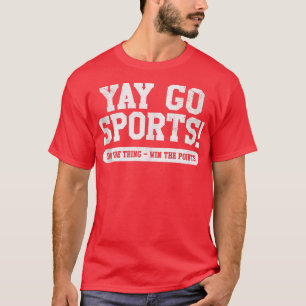 Camiseta Yay Go Sports Engraçado 