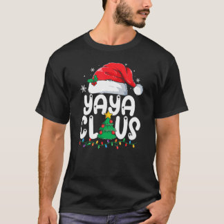 Camiseta Yaya Claus Matching Group Xmas Family Natal Pa