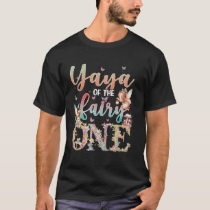 Camiseta Yaya da Fada de Aniversário Um Tema Mágico Família