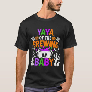 Camiseta Yaya do Bebê Cervejeiro Fantasia de Halloween 