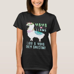 Camiseta Yayallama Como Um Yaya Só Que Llama Yaya Incrível