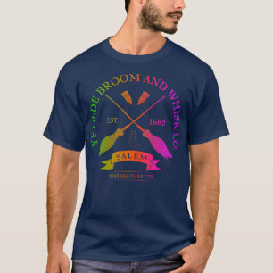 Camiseta Ye Olde Broom Co Salem Massachusetts Est 1682 Hall