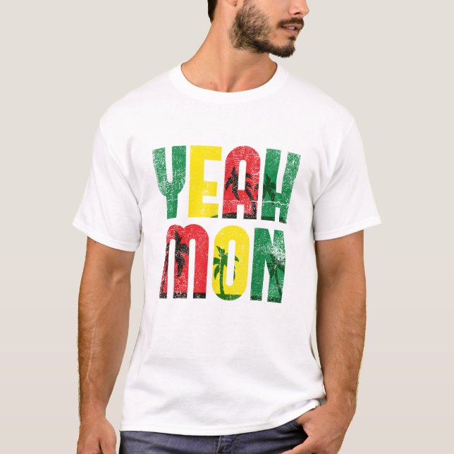 Camiseta Yeah Mon Jamaican Vacation (Frente)