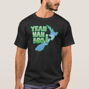 Camiseta Yeah nah design de Auckland do QUIVI de BRO Nova