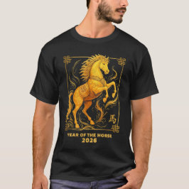 Camiseta Year Of The Horse Chinese Zodiac Chinese New Year 