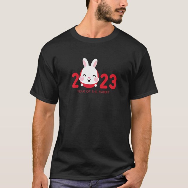 Camiseta Year Of The Rabbit 2023 Chinese Zodiac Lunar New Y (Frente)