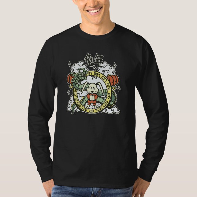 Camiseta Year of the Rabbit   Chinese Zodiac NEW YEAR 2023 (Frente)