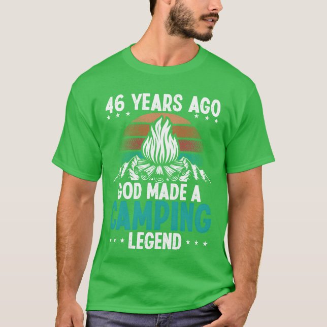 Camiseta Year Old Camping Legend Scout Birthday Camper frie (Frente)