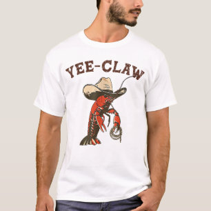 Camiseta Yee Claw Engraçado Crawfish Festival de Caputos Ca