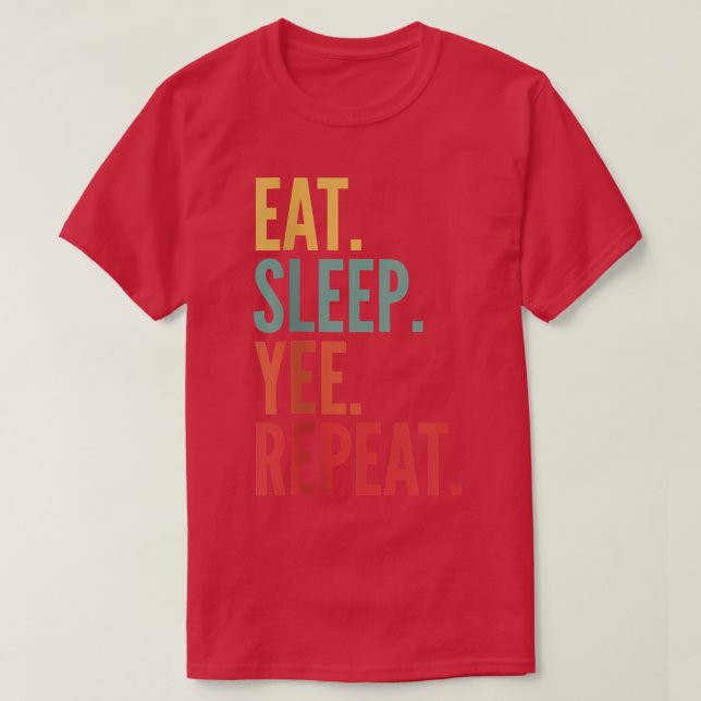 Camiseta Yee Crypto, Coma Yee Do Sono Repito 1498 (Frente do Design)