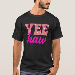 Camiseta Yee Haw Howdy Retro Rodeo Oeste País Sul