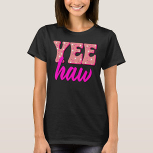 Camiseta Yee Haw Howdy Retro Rodeo Oeste País Sul