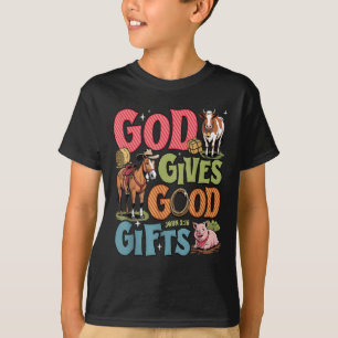 Camiseta Yee Haw Vbs 2025 Escola Bíblica de Férias Fazenda