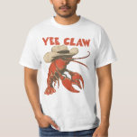 Camiseta Yeeclaw Western Cowboy Crawfish Boil Summer<br><div class="desc">Yeeclaw Western Cowboy Crawfish Boil Summer Seafood Lobster T-Shirt Saddle up for a tasty time with this hilarious Yeeclaw design - perfect for cowboy lovers who know crawfish boils and funny times go hand-in-hand. Great for rodeo weekends, beach boils, fishing trips, bayou parties, or family gathering This playful Yeeclaw design...</div>