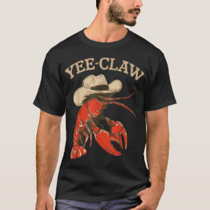 Camiseta Yeeclaw Western Cowboy Crawfish Boil verão