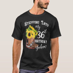 Camiseta Yeehaw entrando no meu 36º aniversário, Coun