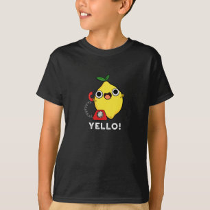 Camiseta Yello Funny Yellow Lemon Pun Dark BG