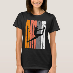 Camiseta Yellow Amor Dance Dance Girl Birthday Classic