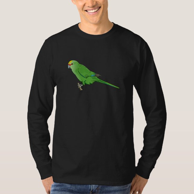 Camiseta Yellow crowned parakeet Kakariki   (Frente)