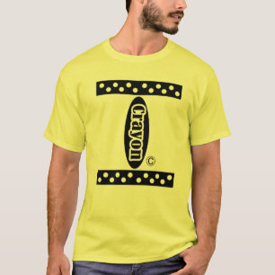 Camiseta Yellow Lemon Crayon Box Halloween Casal