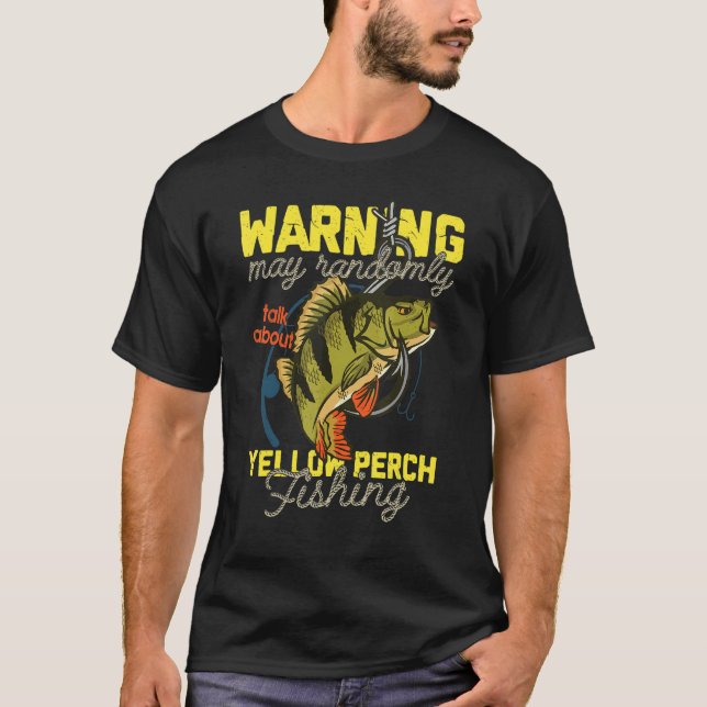 Camiseta Yellow Perch Fishing Freshwater Fisherman (Frente)
