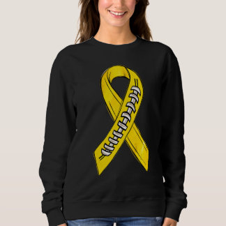 Camiseta Yellow Ribbon Spina Bifida Awareness Month Footbal