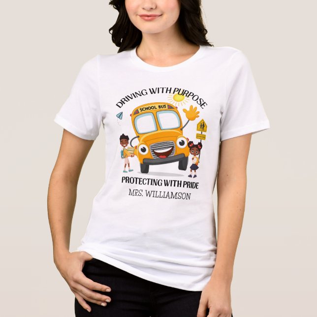 Camiseta Yellow School Bus Driver (Frente)