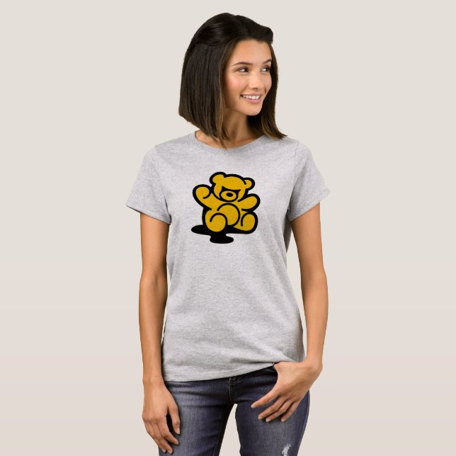 Camiseta Yellow Teddy Trouble (Frente Completa)