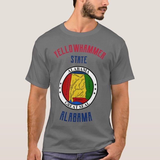 Camiseta Yellowhammer State Alabama (Frente)