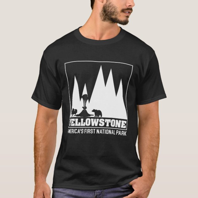 Camiseta Yellowstone America's First National Park USA Park (Frente)