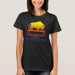 Camiseta Yellowstone Bison Buffalo National Park Camping So