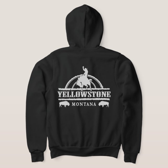 Camiseta Yellowstone Montana (Postura das costas)