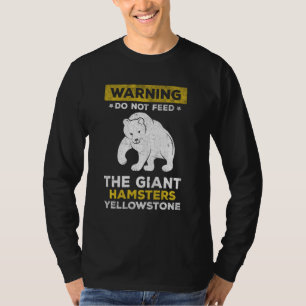 Camiseta Yellowstone National Park Bear Cotação Wildlife Na