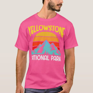 Camiseta Yellowstone National Park Engraçado Acampamento Su