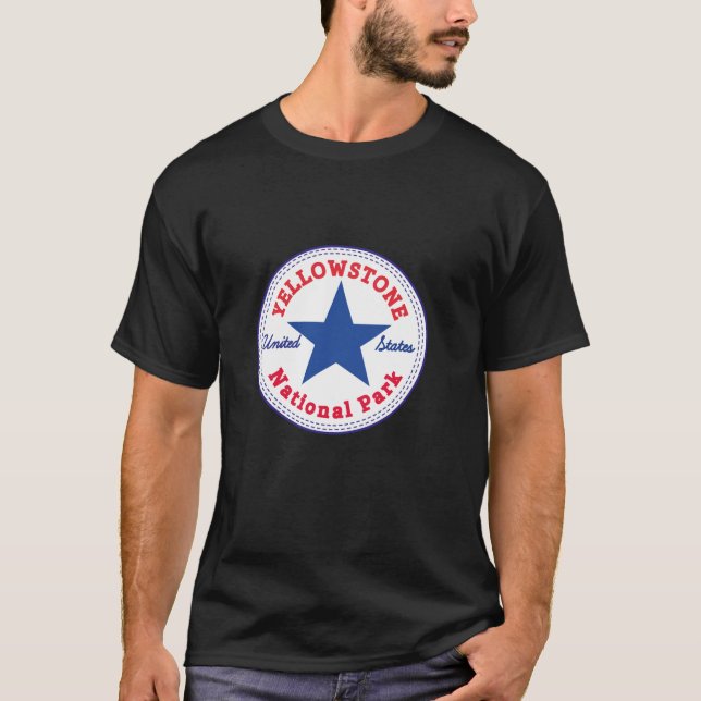 CAMISETA YELLOWSTONE NATIONAL PARK EUA (Frente)