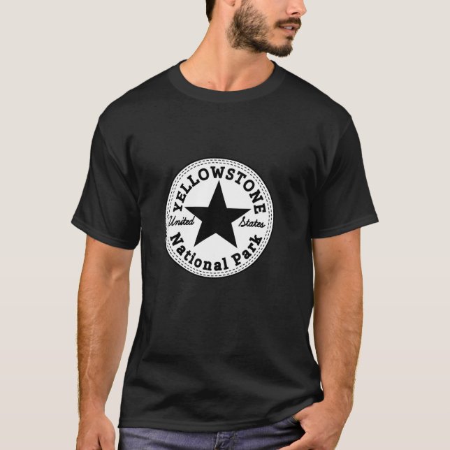 CAMISETA YELLOWSTONE NATIONAL PARK EUA (Frente)