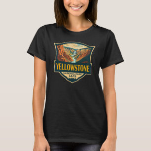 Camiseta Yellowstone National Park Grand Canyon Retro Art