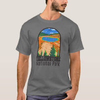 Yellowstone National Park Grand Prismatic Primaver