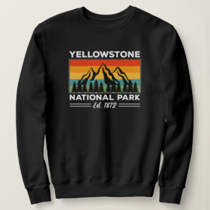 Camiseta Yellowstone National Park Hiking Camping Retro