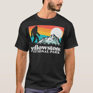 Camiseta Yellowstone National Park Montanhas Bigfoot