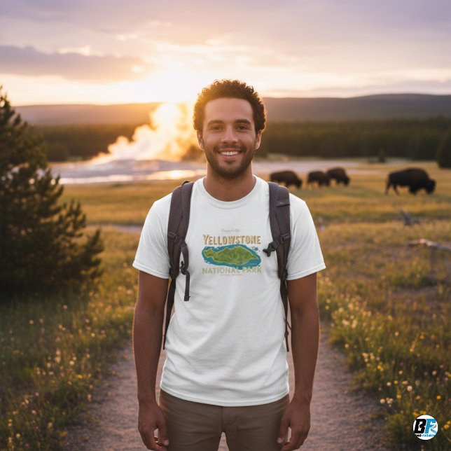 Camiseta Yellowstone National Park T shirts (Criador carregado)