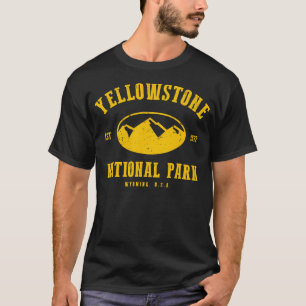 Camiseta Yellowstone National Park Tshirt Eu Adoro Caminhar