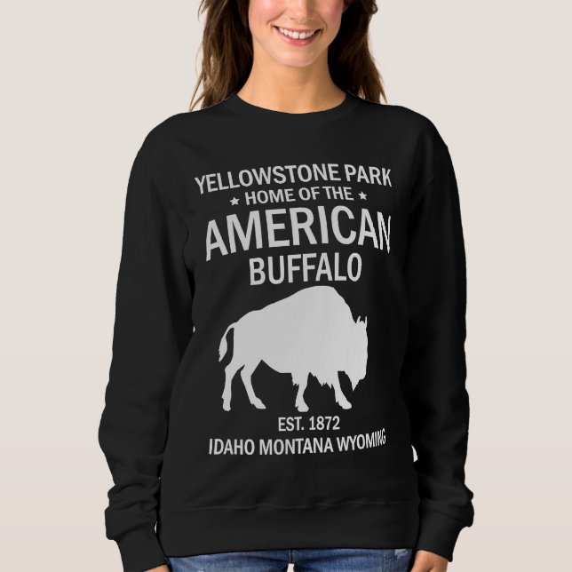 Camiseta Yellowstone National Park US Bison Buffalo (Frente)