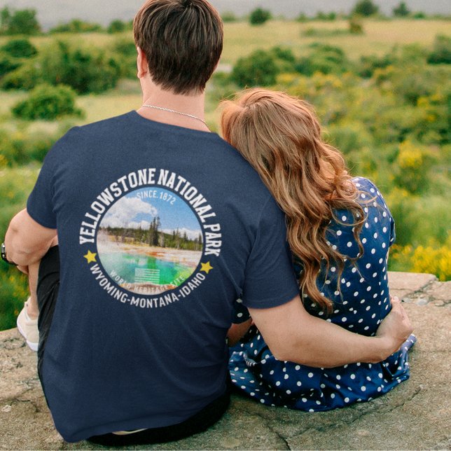 Camiseta Yellowstone National Park Wyoming (Criador carregado)