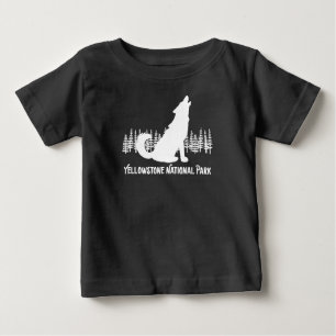 Camiseta Yellowstone National Park Wyoming Howling Wolf