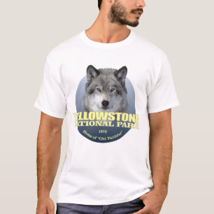 Camiseta Yellowstone NP (lobo cinzento) 2 PESOS