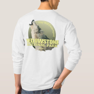 Camiseta Yellowstone NP (Wolf Cinza) WT