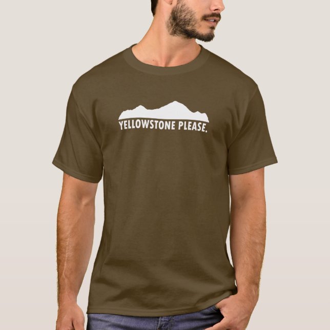 Camiseta Yellowstone, por favor (Frente)