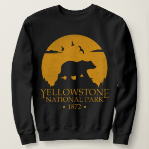 Camiseta Yellowstone Vintage Retro Bear National Park